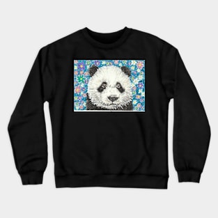 Panda Bear face Crewneck Sweatshirt